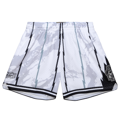 Mitchell & Ness Women's Toronto Raptors Pattern/White W Marble Shorts