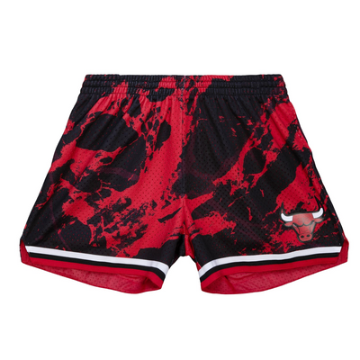 Mitchell & Ness Women's Chicago Bulls Black W Team Marble Shorts