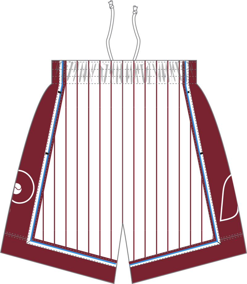 Mitchell & Ness Philadelphia Phillies White/Red Team Id Mesh Shorts
