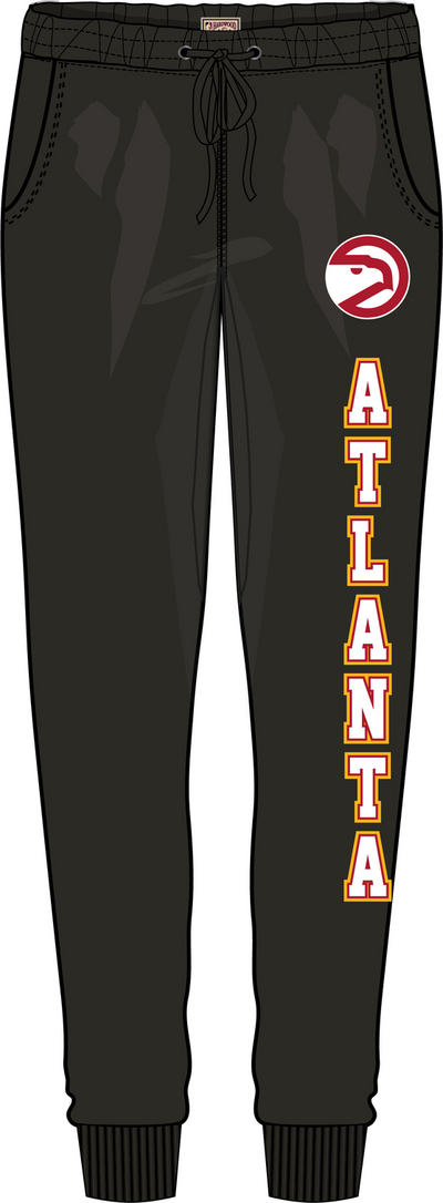 Mitchell & Ness Women's Atlanta Hawks Black W City Joggers
