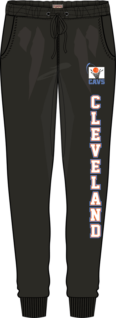 Mitchell & Ness Women's Cleveland Cavaliers Black W City Joggers