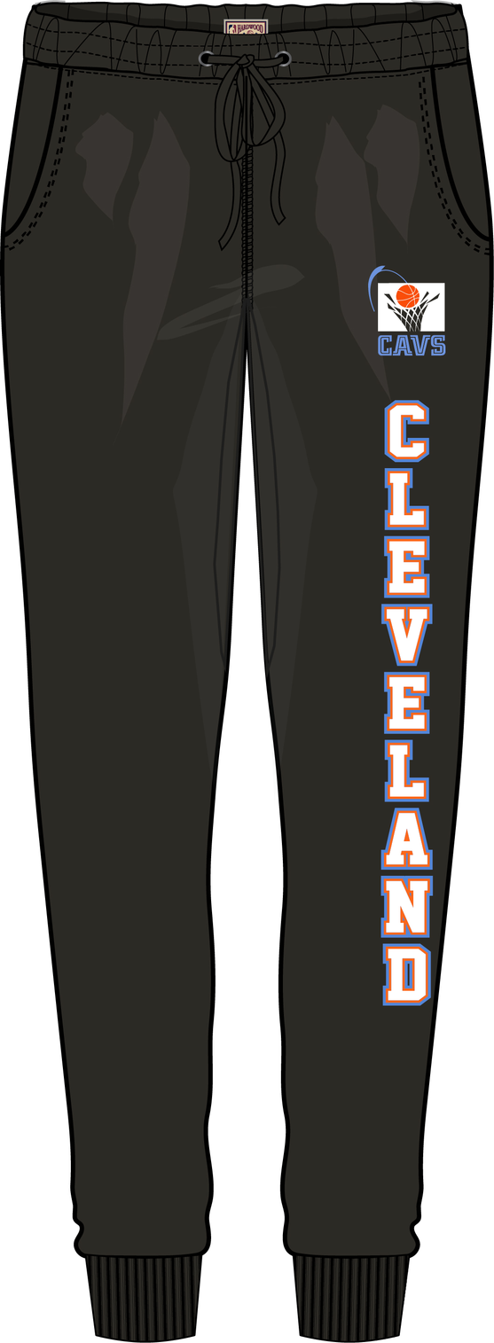 Mitchell & Ness Women's Cleveland Cavaliers Black W City Joggers