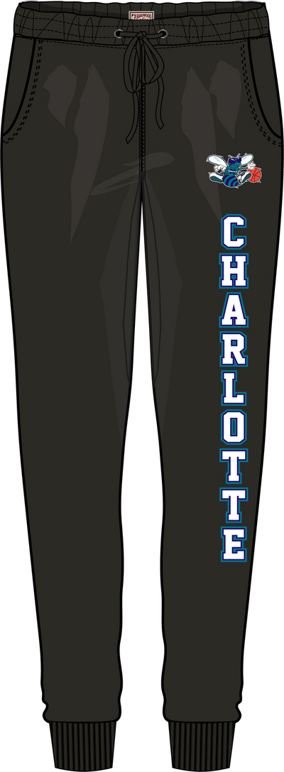 Mitchell & Ness Women's Charlotte Hornets Black W City Joggers