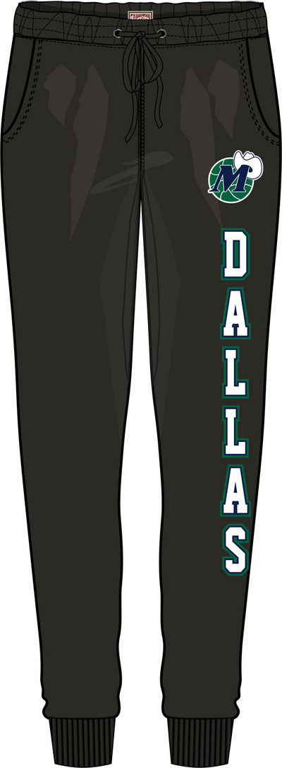 Mitchell & Ness Women's Dallas Mavericks Black W City Joggers