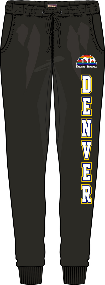 Mitchell & Ness Women's Denver Nuggets Black W City Joggers