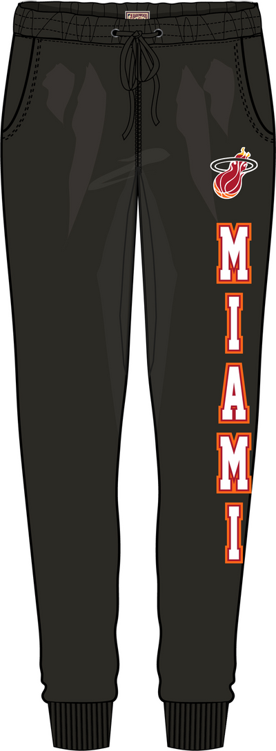Mitchell & Ness Women's Miami Heat Black W City Joggers