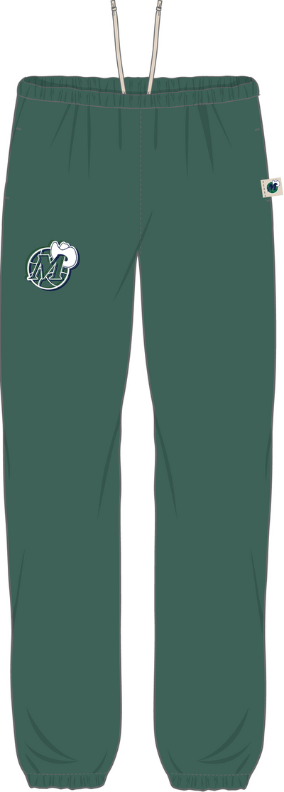 Mitchell & Ness Women's Dallas Mavericks Green W Golden Hour Glaze Sweatpants
