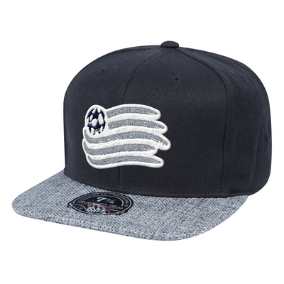 Mitchell & Ness New England Revolution Black Woven Tc Fitted Hat