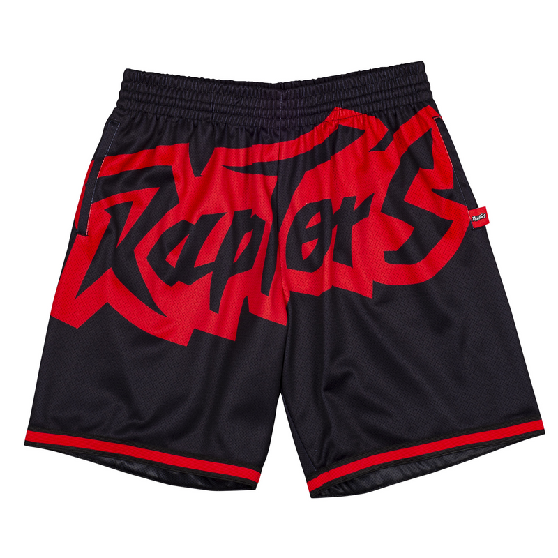 Mitchell & Ness Toronto Raptors Black Blown Out Fashion Shorts