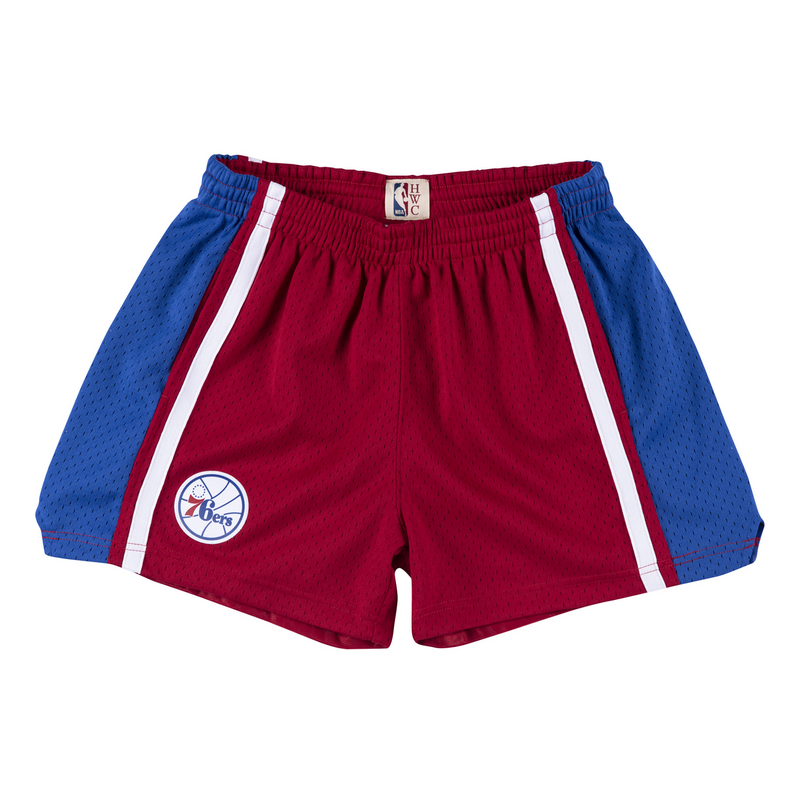 Mitchell & Ness Women's Philadelphia 76ers Scarlet Jump Shot Shorts