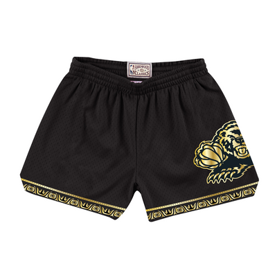 Mitchell & Ness Women's Vancouver Grizzlies Black Gold Jump Shot Shorts