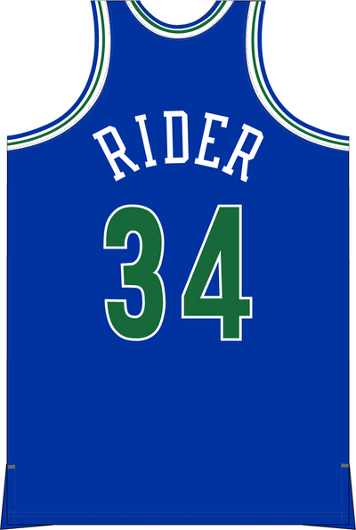 Mitchell & Ness Isaiah Rider Jr Minnesota Timberwolves 1993 Magic Blue Dark Jersey