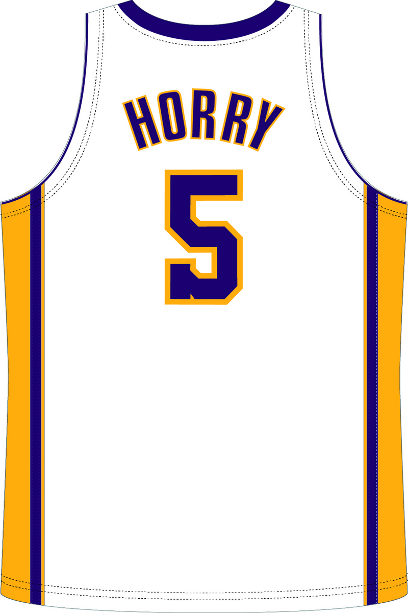 Mitchell & Ness Robert Horry Los Angeles Lakers 2002 White Alternate Jersey