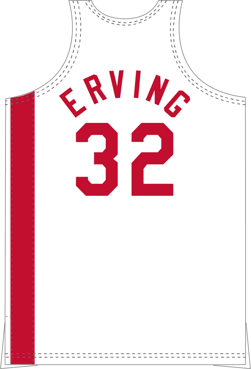 Mitchell & Ness Julius Erving New York Nets 1973 White Home Jersey