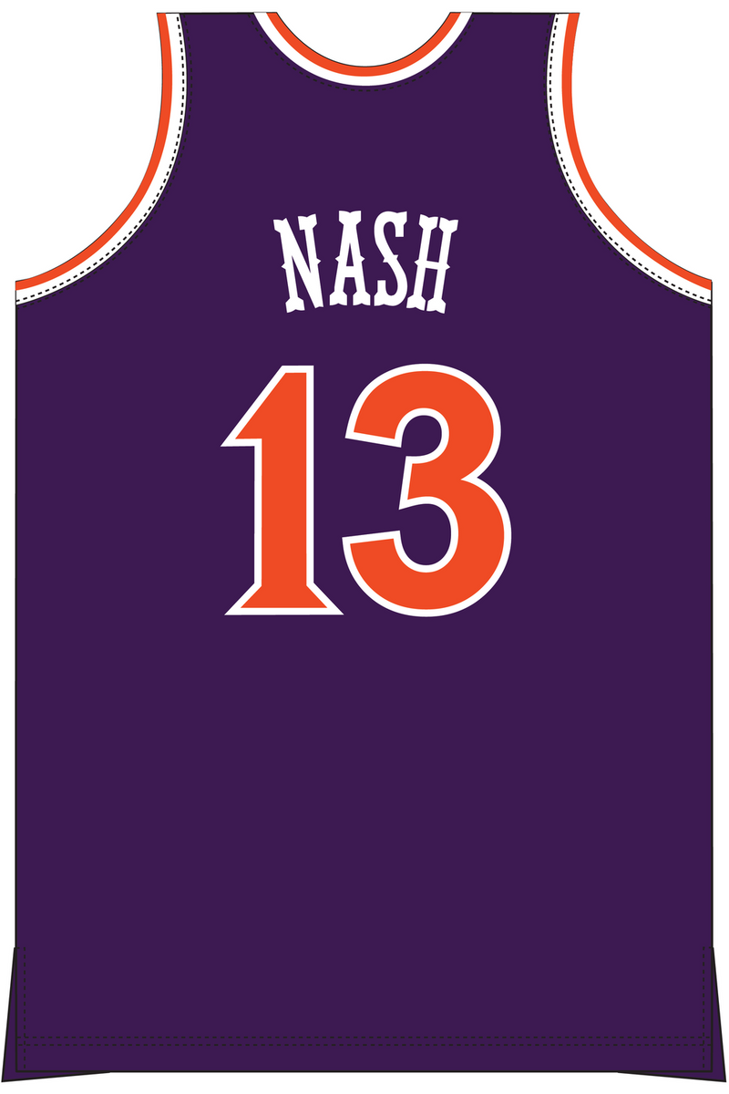 Mitchell & Ness Steve Nash Phoenix Suns 2005 Purple Hardwood Classics Jersey