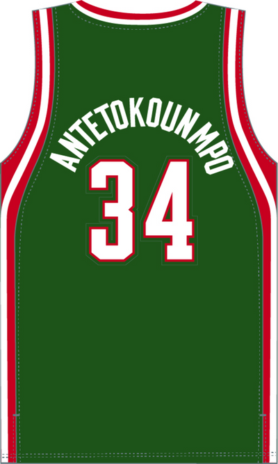 Mitchell & Ness Giannis Antetokounmpo Milwaukee Bucks 2013 Bucks Green Dark Jersey