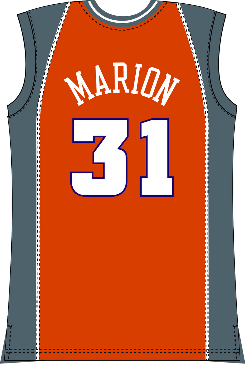 Mitchell & Ness Shawn Marion Phoenix Suns 2003 Alternate Orange Jersey