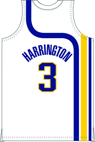 Mitchell & Ness Al Harrington Indiana Pacers 2003 Hardwood Classics White Jersey