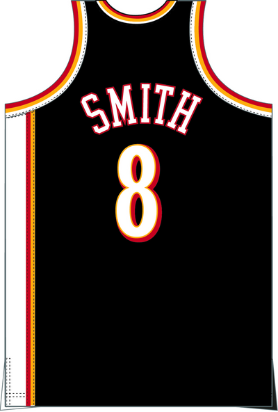 Mitchell & Ness Steve Smith Atlanta Hawks 1994 Black Dark Jersey