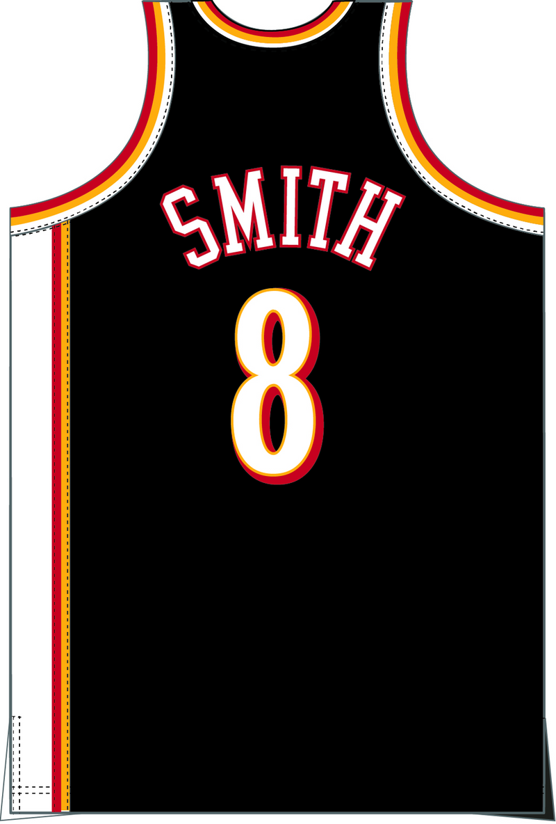 Mitchell & Ness Steve Smith Atlanta Hawks 1994 Black Dark Jersey