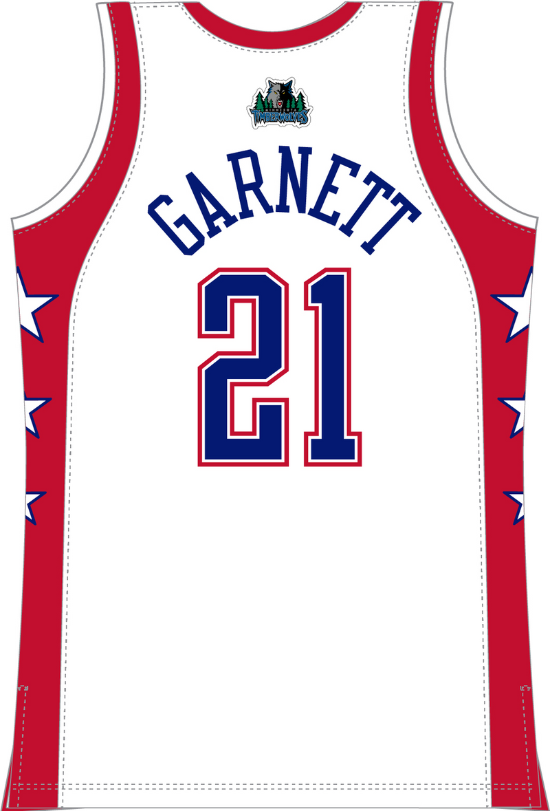 Mitchell & Ness Kevin Garnett NBA All-Star 2004 White Jersey