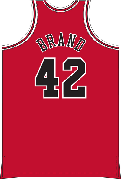Mitchell & Ness Elton Brand Chicago Bulls 1999 Scarlet Dark Jersey