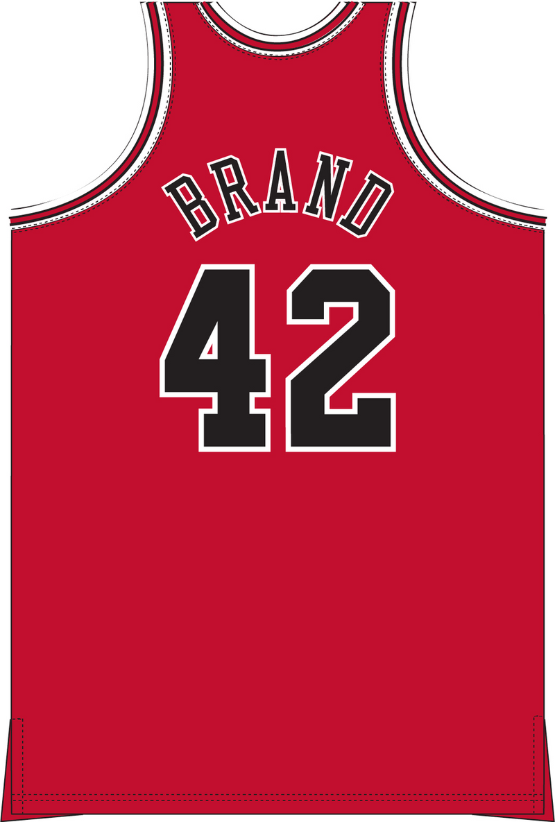Mitchell & Ness Elton Brand Chicago Bulls 1999 Scarlet Dark Jersey