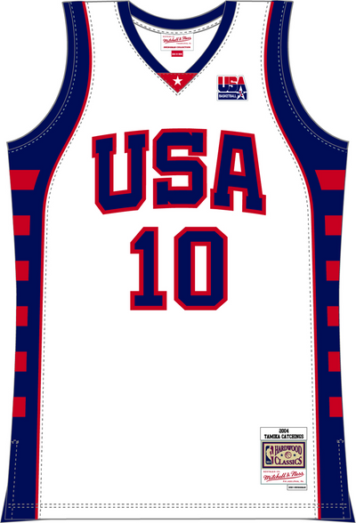 Mitchell & Ness Tamika Catchings Team USA Womens 2004 White Jersey