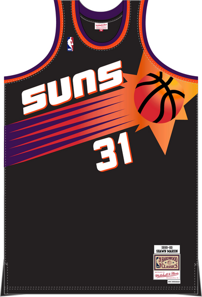 Mitchell & Ness Shawn Marion Phoenix Suns 1999 Black Swingman Alternate Jersey
