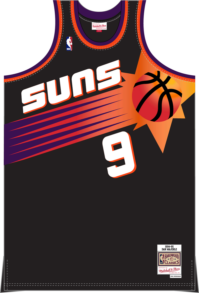 Mitchell & Ness Dan Majerle Phoenix Suns 1994 Black Swingman Alt Road Jersey