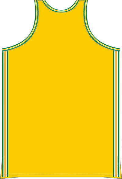 Mitchell & Ness Oakland Oaks 1968 Light Gold Swingman Jersey
