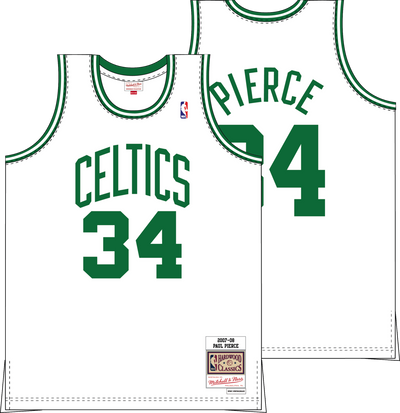 Mitchell & Ness Paul Pierce Boston Celtics 2007 White Swingman Jersey