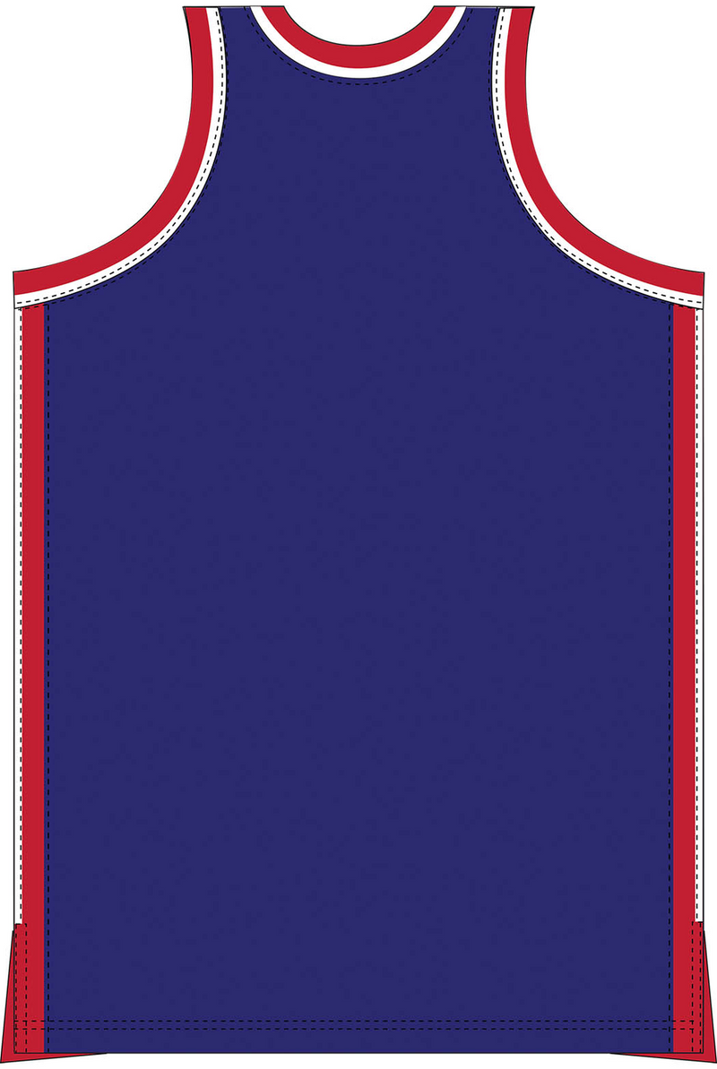 Mitchell & Ness Detroit Pistons 1981-96 Royal Blank Swingman Jersey