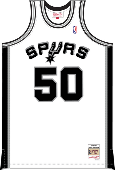 Mitchell & Ness David Robinson San Antonio Spurs 1998 White Swingman Jersey