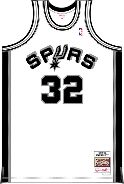 Mitchell & Ness Sean Elliott San Antonio Spurs 1998 White Swingman Home Jersey