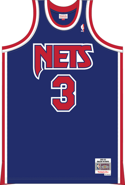 Mitchell & Ness Drazen Petrovic New Jersey Nets 1992 Royal Swingman Road