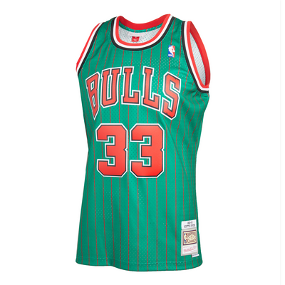 Mitchell & Ness Scottie Pippen Chicago Bulls 1995 Green Reload Swingman Jersey