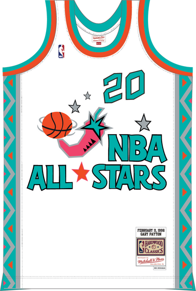 Mitchell & Ness Gary Payton NBA All-Star 1996 White Swingman Jersey