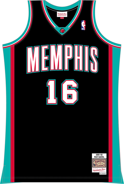 Mitchell & Ness Pau Gasol Memphis Grizzlies 2001 Black Swingman Jersey