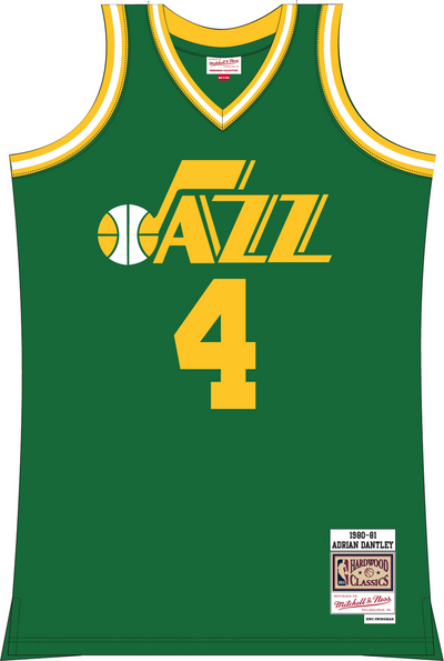 Mitchell & Ness Adrian Dantley Utah Jazz 1980 Celtics Green Swingman Jersey