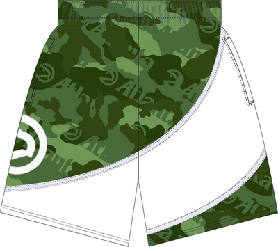 Mitchell & Ness Atlanta Hawks 1986 Ghost Green Camo Swingman Shorts