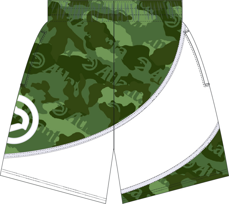 Mitchell & Ness Atlanta Hawks 1986 Ghost Green Camo Swingman Shorts