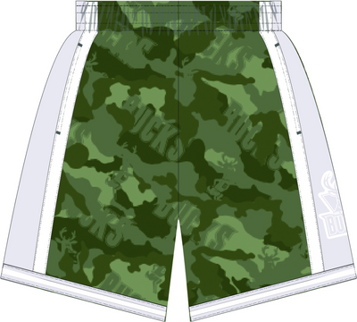 Mitchell & Ness Milwaukee Bucks 2000 Ghost Green Camo Swingman Shorts