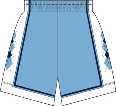 Mitchell & Ness University of North Carolina 1992 Light Blue Dark Shorts Tar Heels