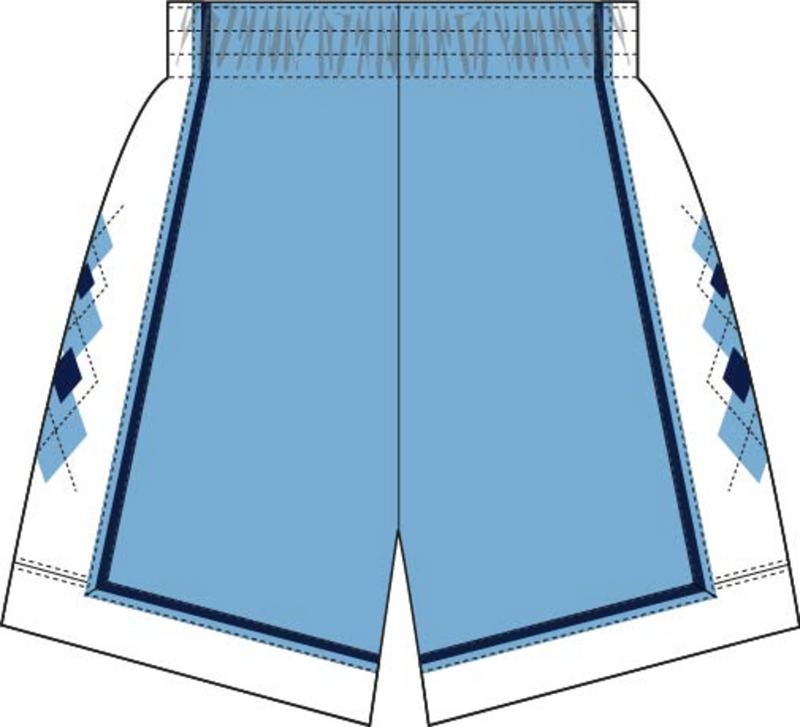 Mitchell & Ness University of North Carolina 1992 Light Blue Dark Shorts Tar Heels