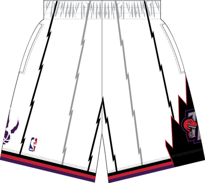 Mitchell & Ness Toronto Raptors 1998-99 White Swingman Shorts