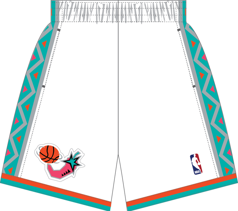 Mitchell & Ness NBA All-Star 1996 White Swingman Shorts
