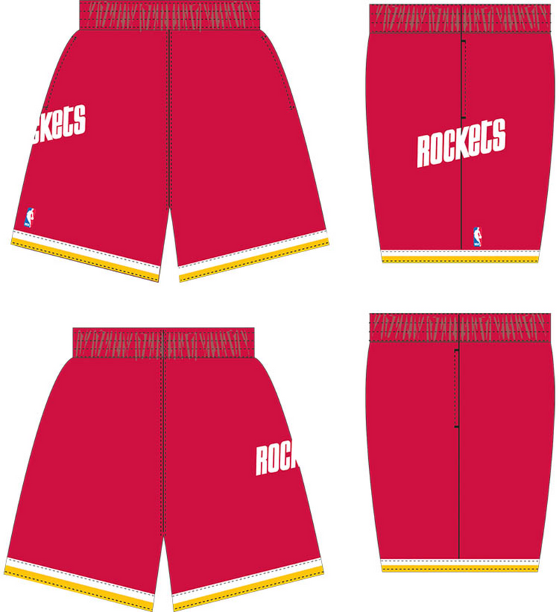 Mitchell & Ness Houston Rockets 1993-94 Scarlet Swingman Road Shorts