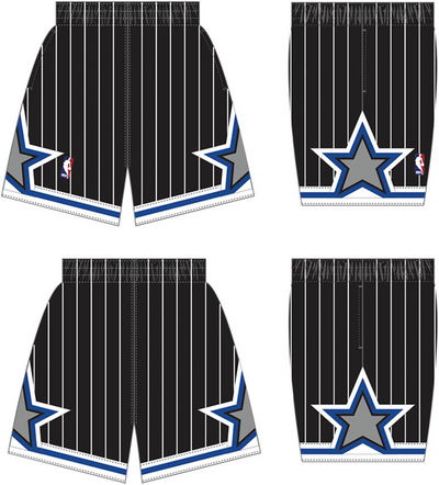 Mitchell & Ness Orlando Magic 1994-95 Black Swingman Alternate Shorts