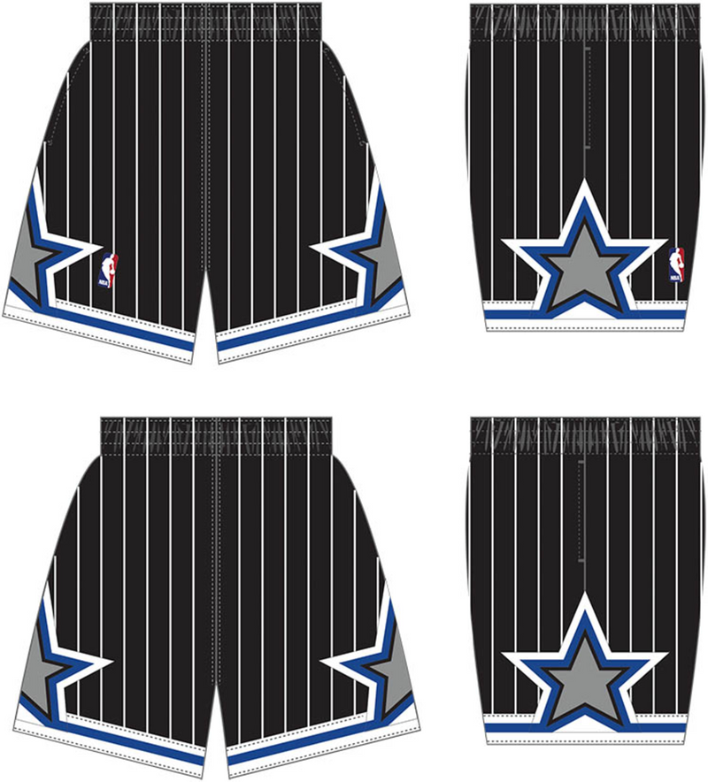 Mitchell & Ness Orlando Magic 1994-95 Black Swingman Alternate Shorts